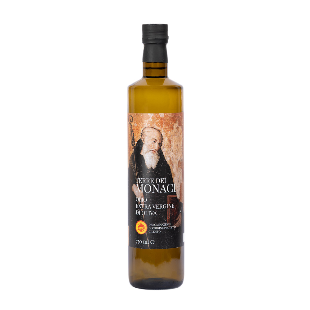 olio extravergine di oliva DOP Cilento terre dei monaci