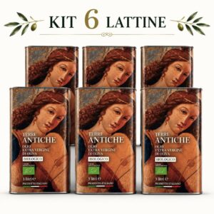 olio evo biologico terre antiche kit 6 lattine